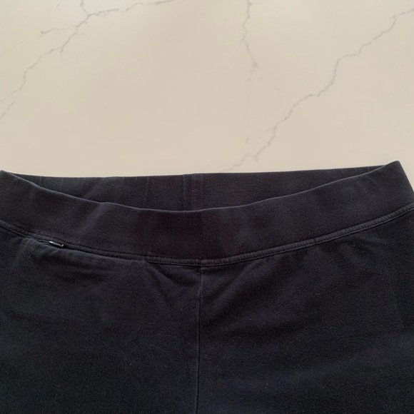 Lands’ End L P Women's Starfish Mid Rise Knit Leggings Black New - Picture 13 of 14